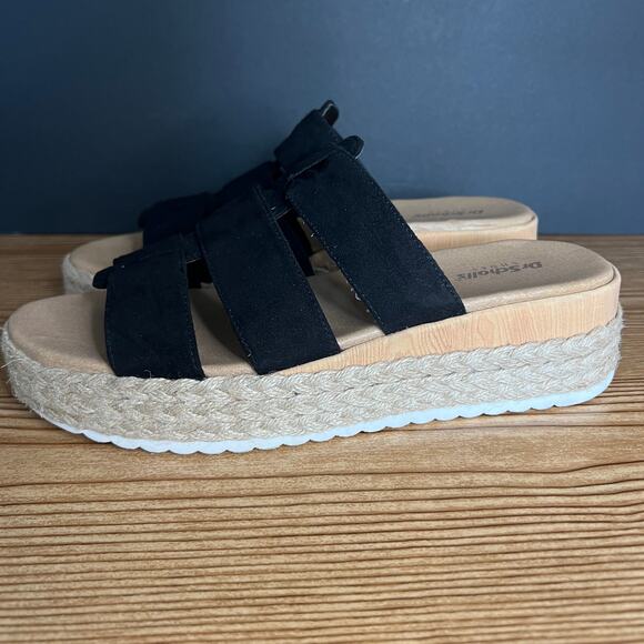 Dr. Scholl's Black Strap Sandals - Picture 2 of 12